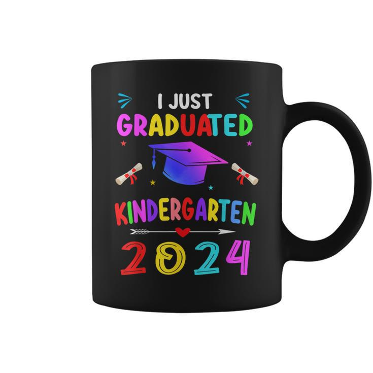 I Just Graduated Kindergarten Graduation 2024 Boys Girls Coffee Mug