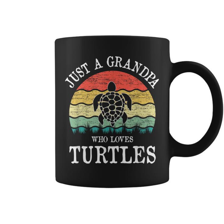 Just A Grandpa Who Loves Turtles Coffee Mug