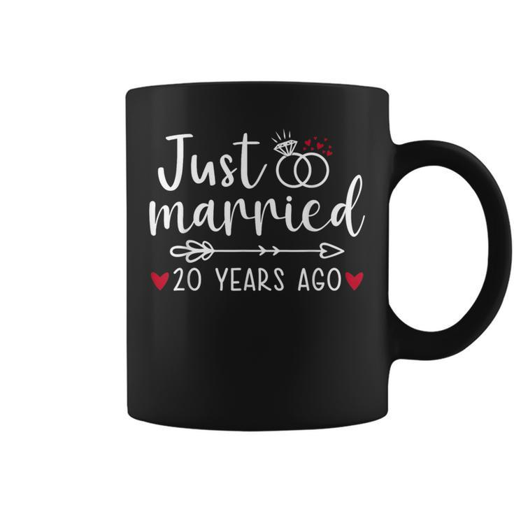 Just Married Couples Husband Wife 20Th Anniversary Coffee Mug