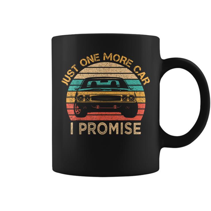 Just One More Car I Promise Vintage Mechanics Car Lover Coffee Mug