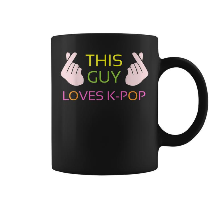 K-Pop This Guy Loves Kpop Cute Korean Music Coffee Mug