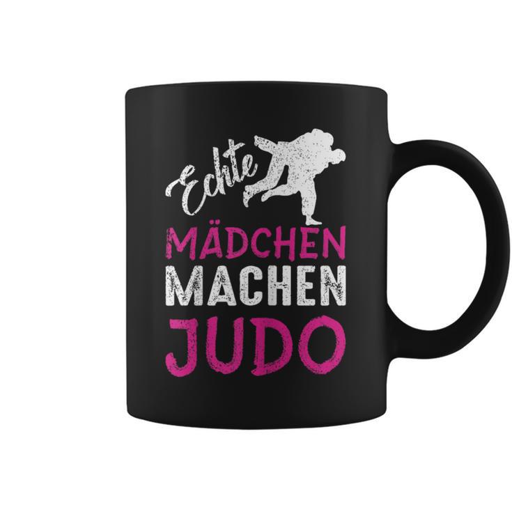 Kampfsport Echte Mädchen Machen Judo Tassen