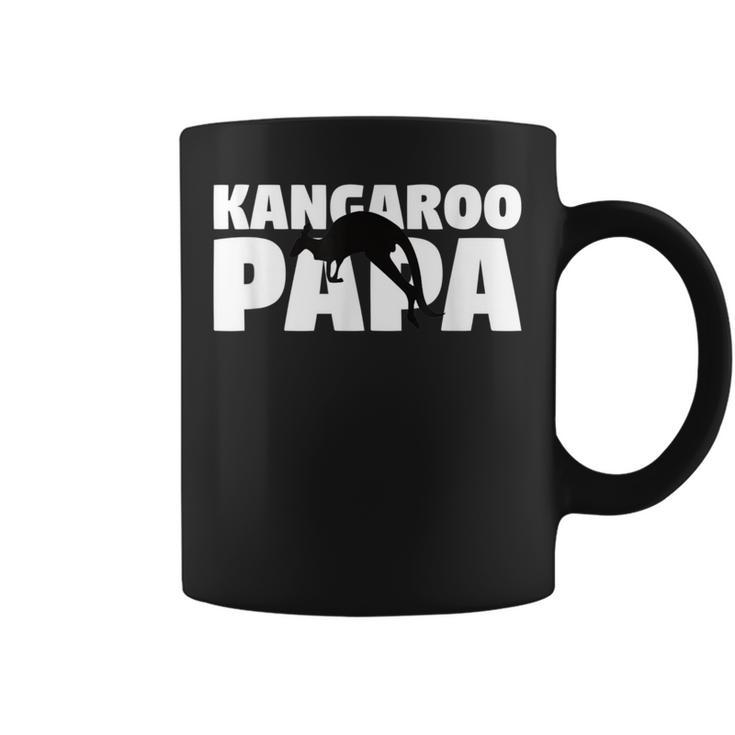 Kangaroo Papa Kangaroo Lover Animal Father Kangaroo Dad Coffee Mug