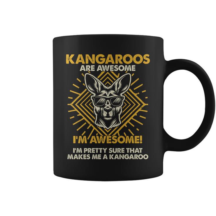 Kangaroos Are Awesome Kangaroo Mom Dad Coffee Mug