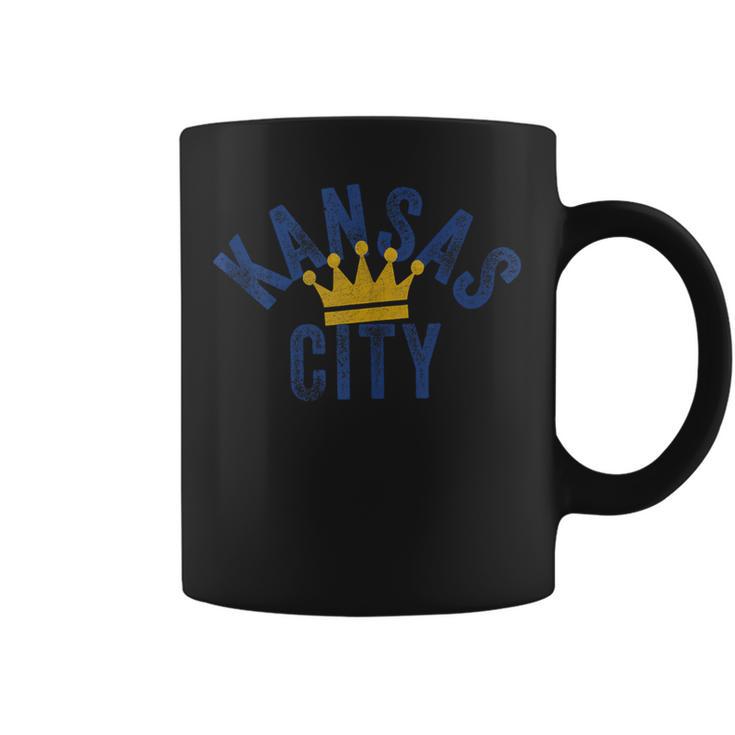 Kansas City Vintage Kc Blue & Yellow Cool Kansas City Locals Coffee Mug