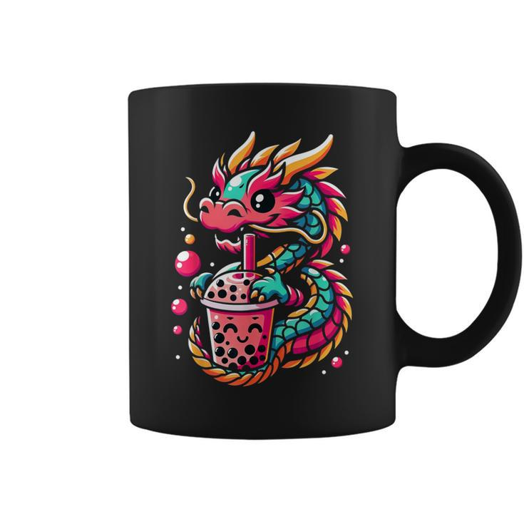 Kawaii Mythical Animals Kid Boba Tea Dragon Coffee Mug