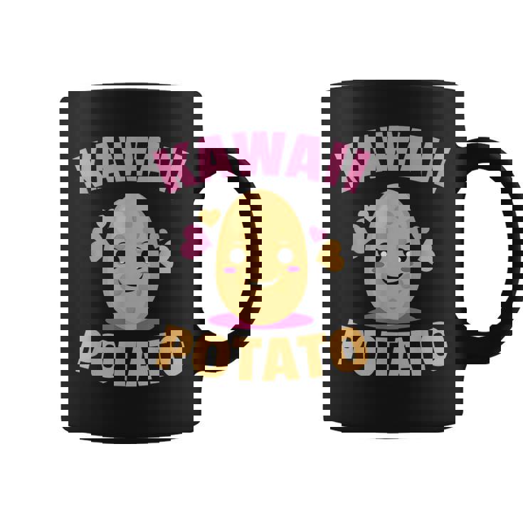Kawaii Patata Anime Disfraz Lindo Amante De Patatas Japonesas Taza de café