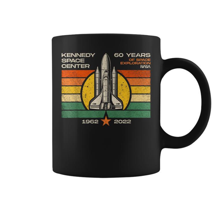 Kennedy Space Center 60Th Anniversary Vintage Retro Style Coffee Mug