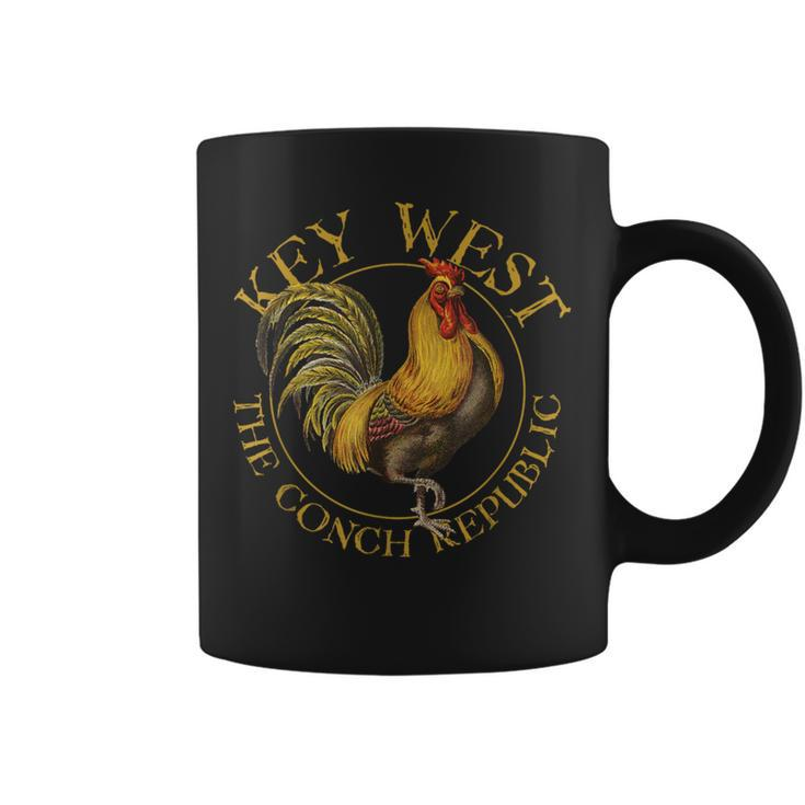 Key West Florida Vintage Rooster Souvenir Coffee Mug