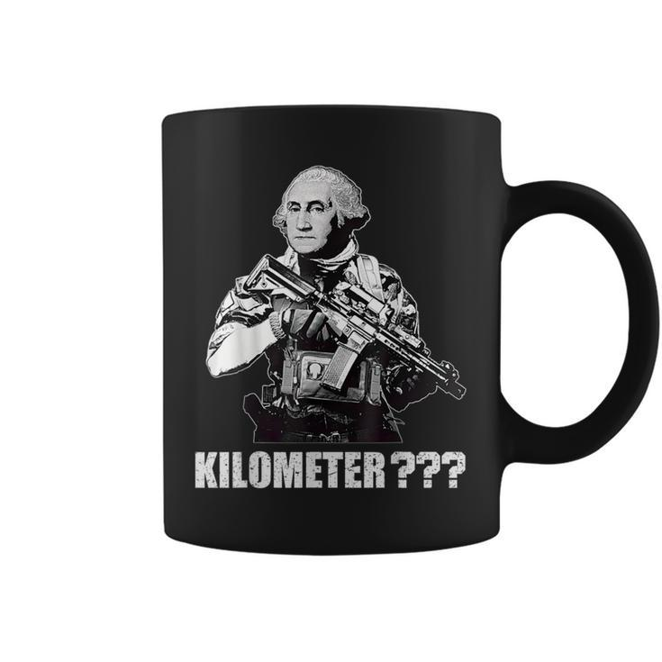 What Is A Kilometer George Washington Meme 4Th Of July Coffee Mug