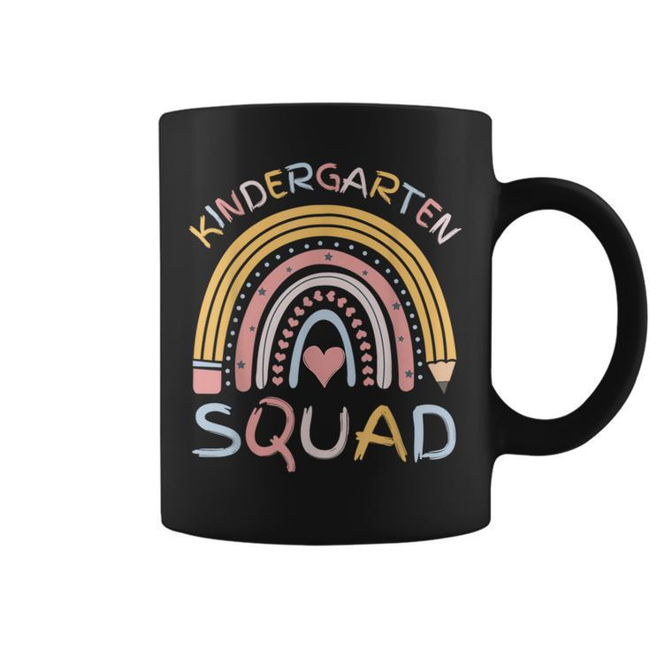 Kindergarten Squad Cute Retro Back To School Boys Girls Coffee Mug