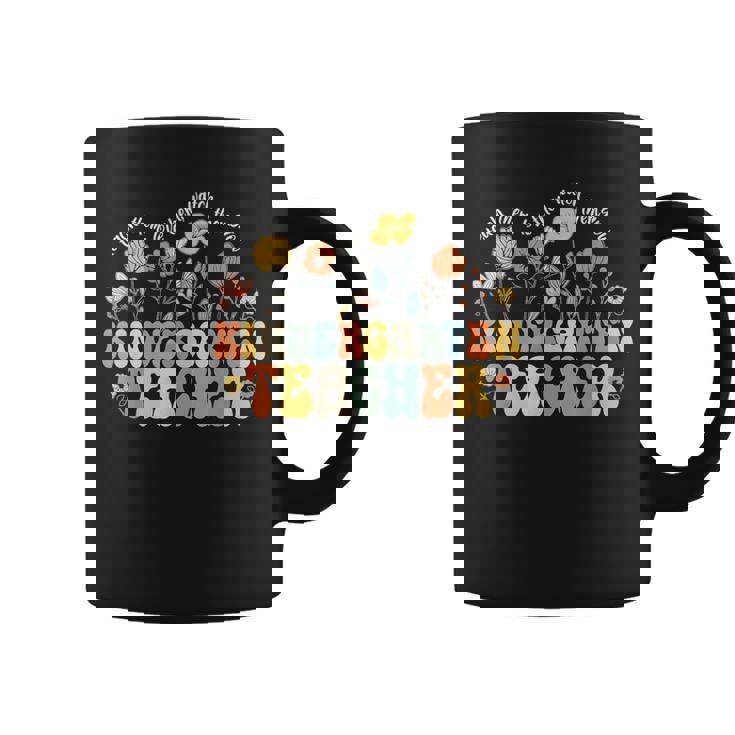 Kindergarten Teacher Appreciation Teaching Wildflowers Coffee Mug