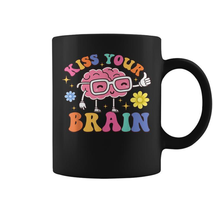Kiss Your Brain Cute Teacher Appreciation Back To School Coffee Mug