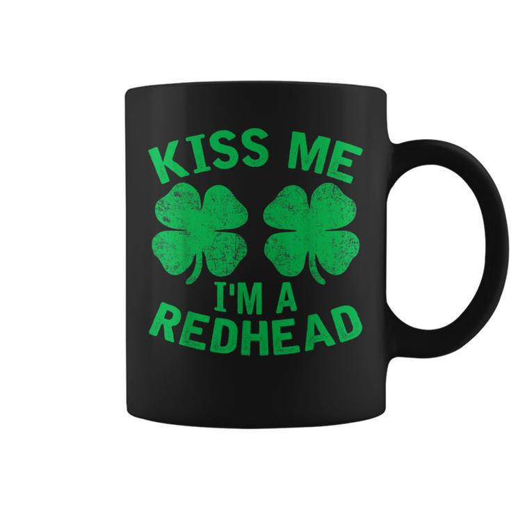 Kiss Me I'm A Redhead St Patrick's Day Irish Ginger Coffee Mug