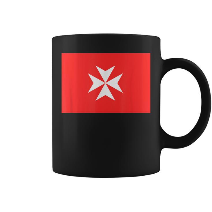 Knights Hospitaller Malta Crusades Maltese Cross Coffee Mug