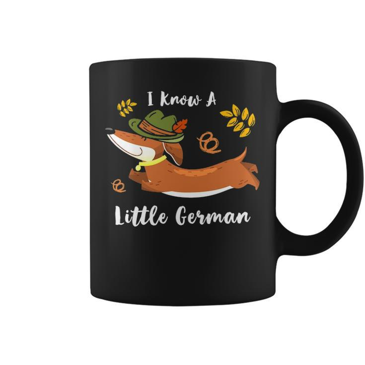 I Know Little German Dachshund Wiener Dog Lover Oktoberfest Coffee Mug