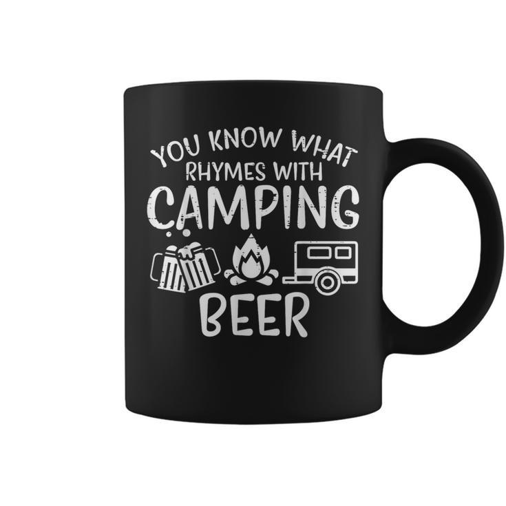 You Know What Rhymes With Camping Camper Dad Women Coffee Mug