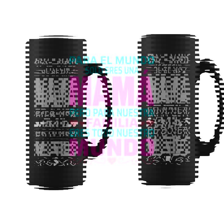 La Mejor Madre Del Mundo Día De La Madre Mamá Abuela Taza de café