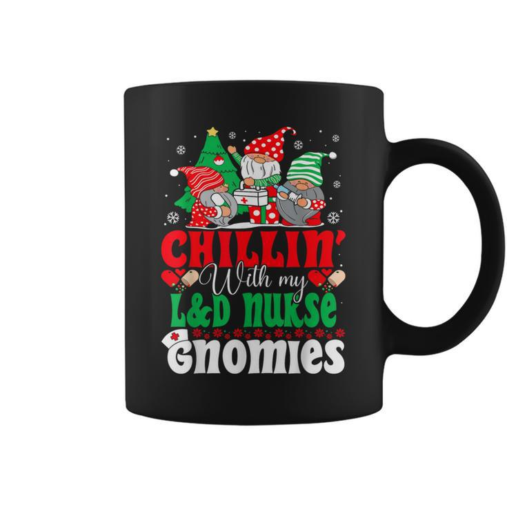 Labor & Delivery Nurse Gnomes L&D Nurse Christmas Coffee Mug