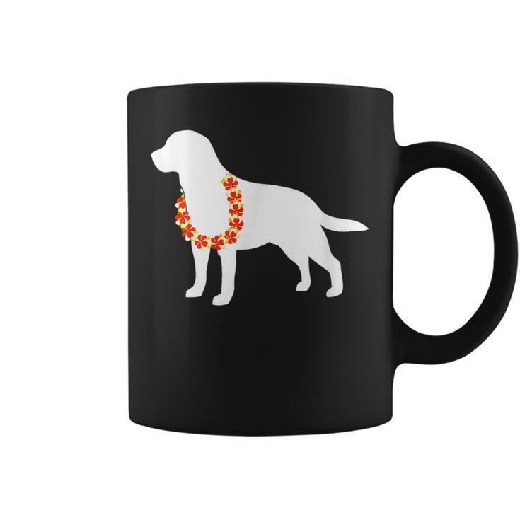 Labrador Retriever Aloha Hawaiian Lei Dog Coffee Mug