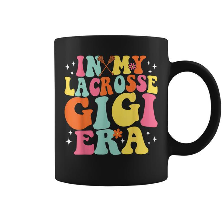 In My Lacrosse Gigi Era Retro Game Day Groovy Coffee Mug