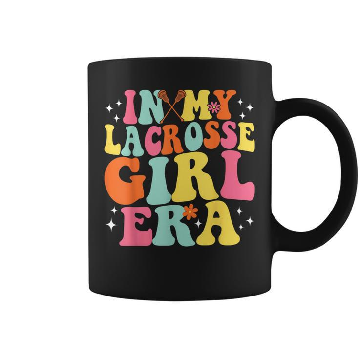 In My Lacrosse Girl Era Retro Game Day Groovy Coffee Mug