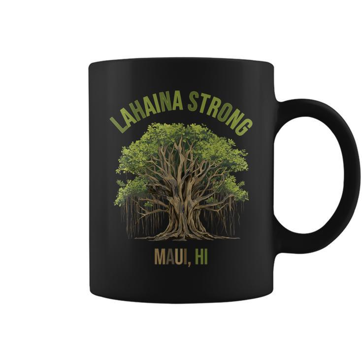 Lahaina Strong Maui Hawaii Old Banyan Tree Saved Majestic Coffee Mug