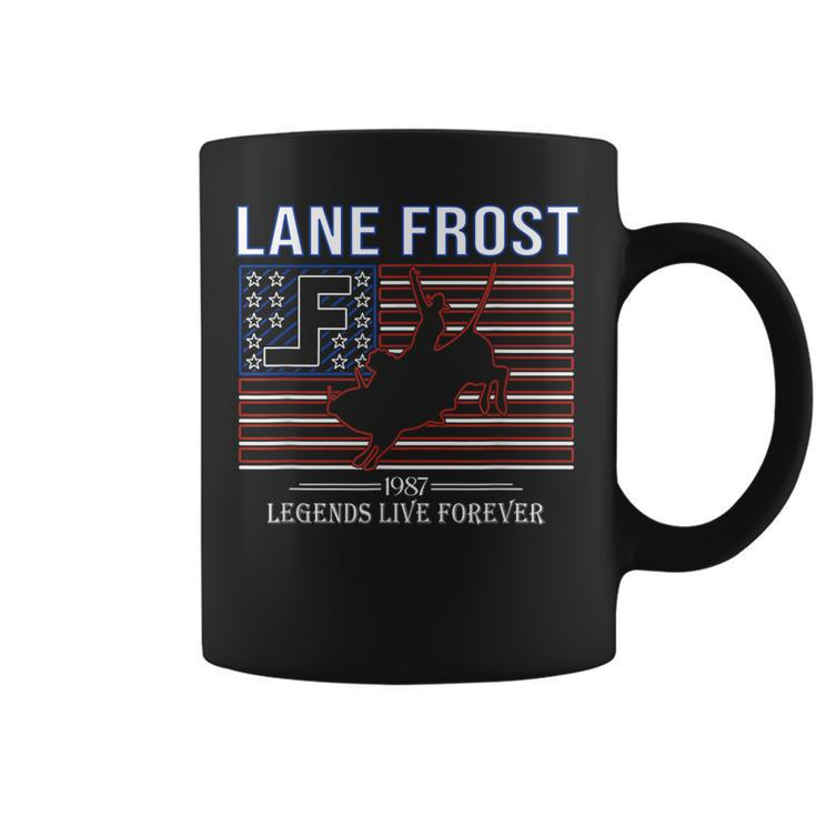 Lane Frost Legends Live Together Rodeo Lover Coffee Mug