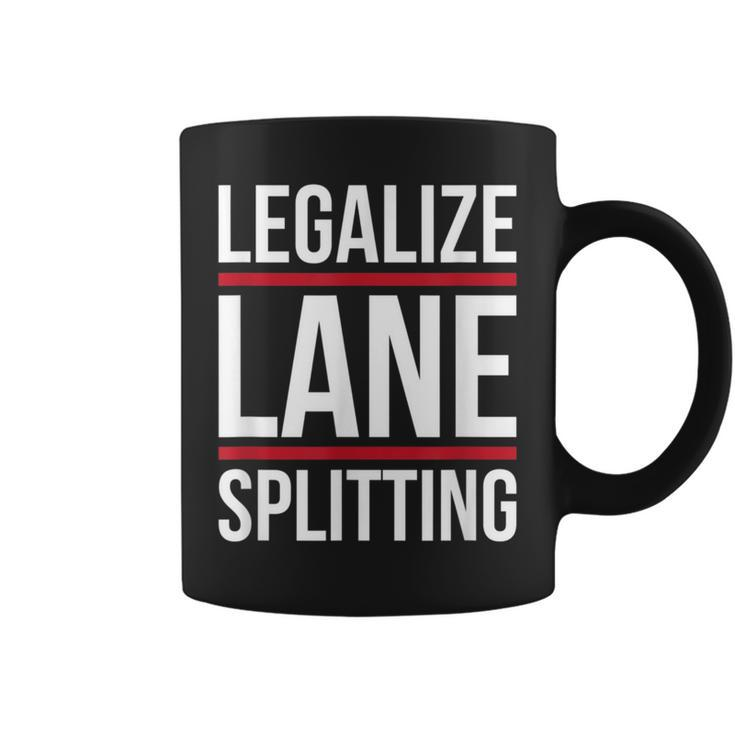 Lane-Splitting Motorcycle Cars Make Lane Splitting Legal Coffee Mug