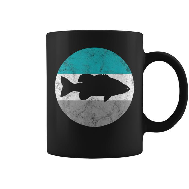 Largemouth Bass Retro Fish For Boys & Girls Coffee Mug