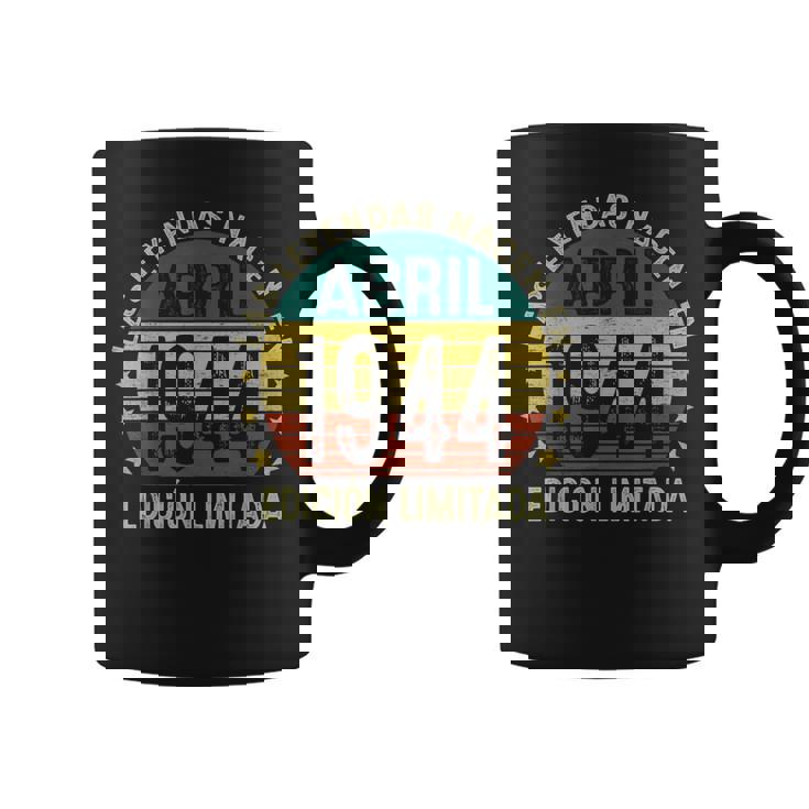 Las Leyendas Nacen En Abril 1944 80 Años Fabricado En 1944 Taza de café