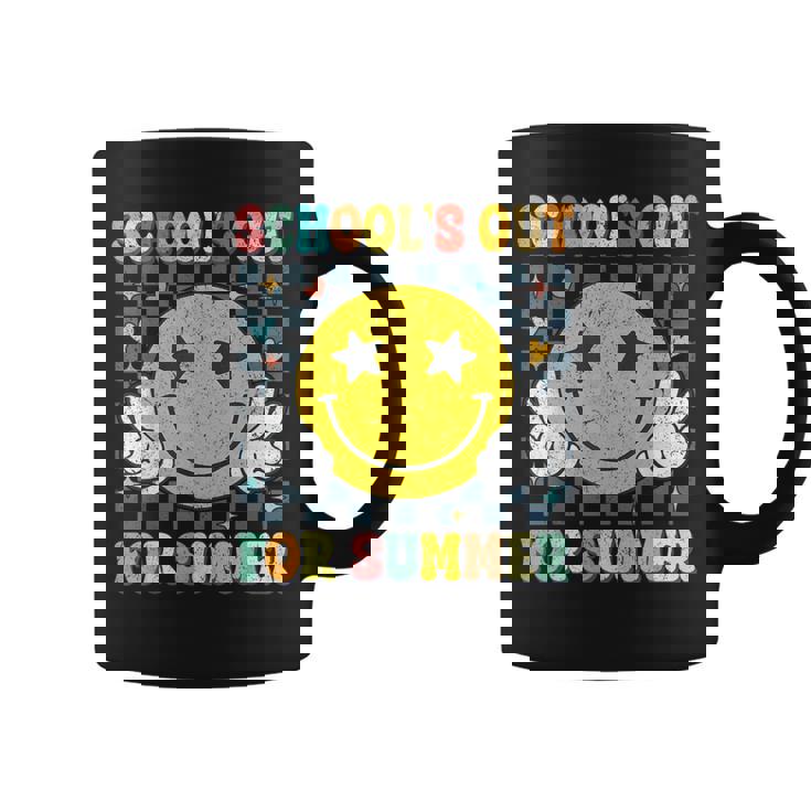 Last Day Of School Retro Schools Out For Summer Teacher Coffee Mug