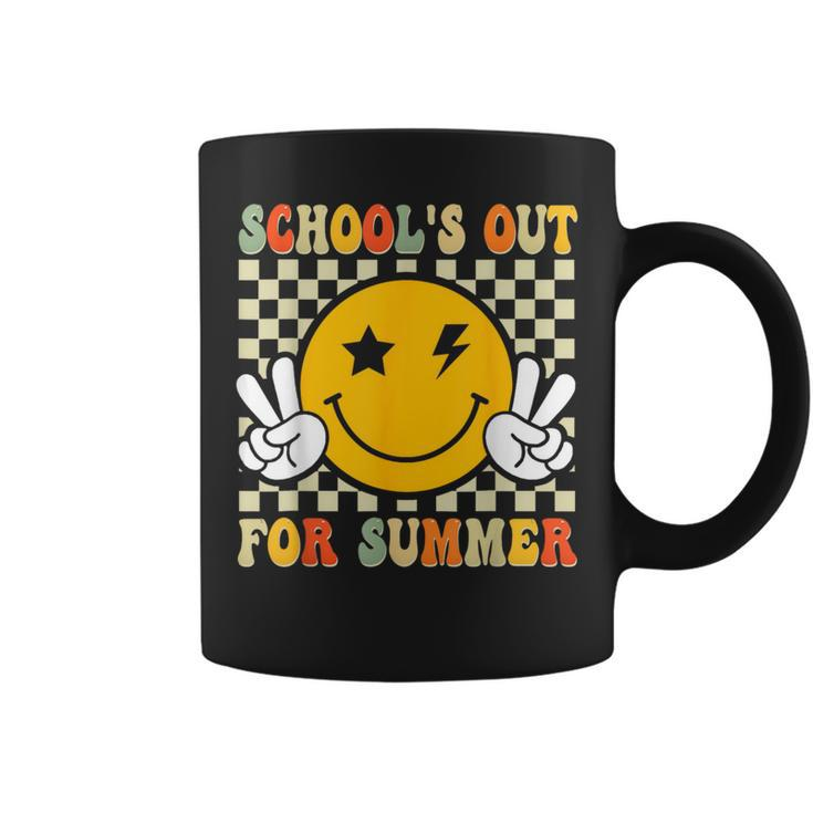 Last Day Of School Retro Schools Out For Summer Teachers Coffee Mug