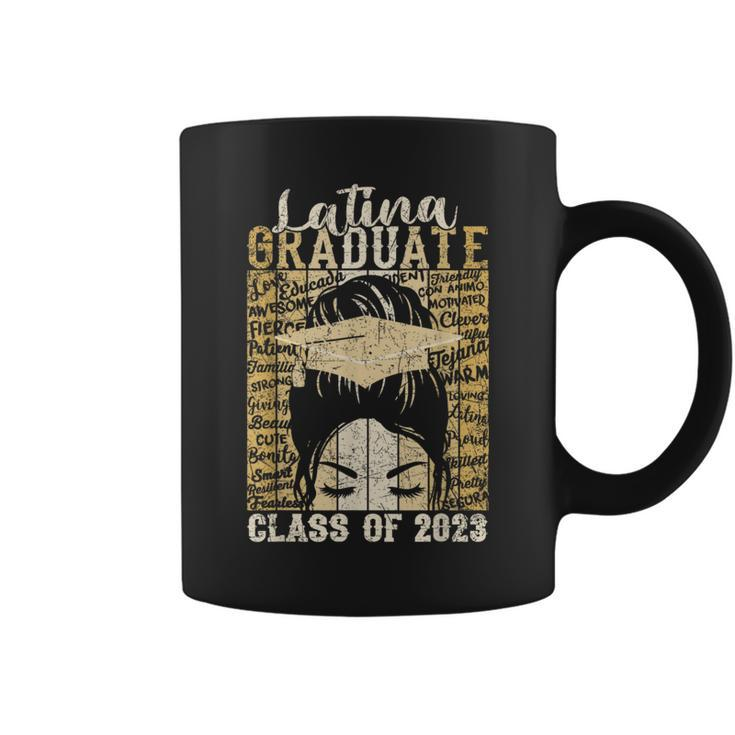Latina Graduate Educated Powerful Class Of 2023 Graduation Coffee Mug