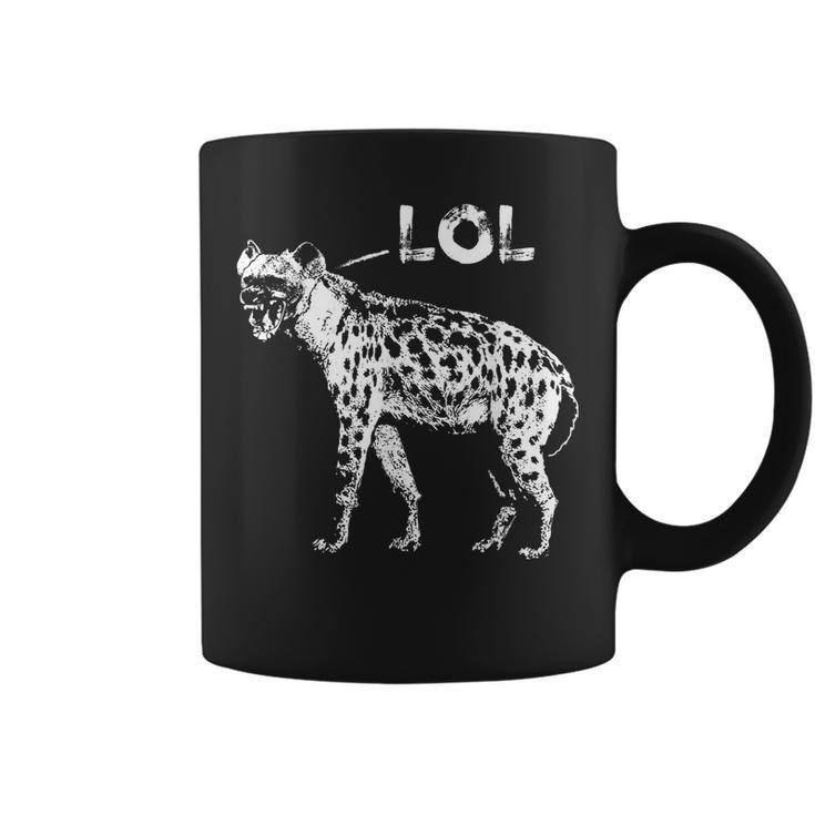 Laughing Hyena Lol African Wildlife Hyaenas Safari Coffee Mug