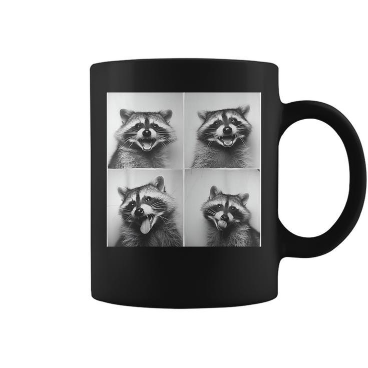 Laughing Raccoon Face Trash Raccoons Unique Quirky Animal Coffee Mug