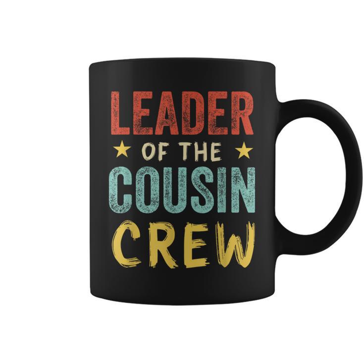 Leader Of The Cousin Crew Retro Vintage Coffee Mug