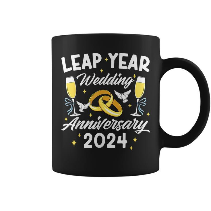 Leap Year 2024 Wedding Anniversary Celebration Leap Day Coffee Mug