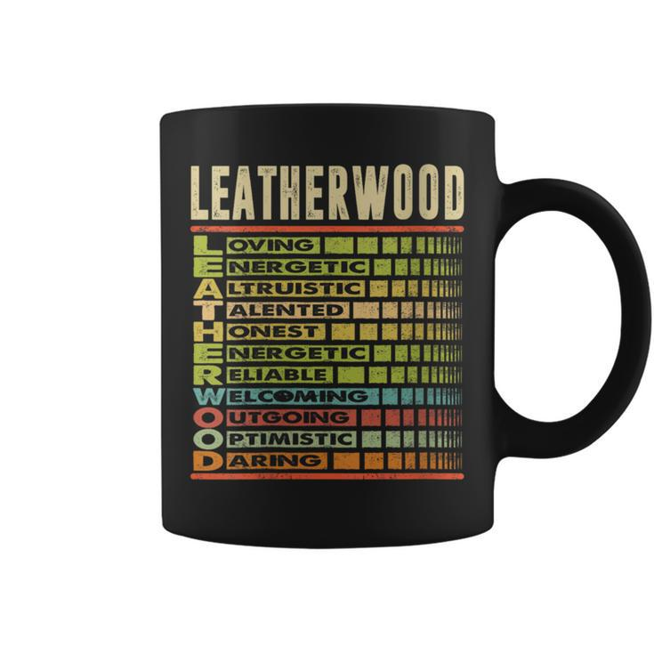 Leatherwood Family Name Last Name Leatherwood Coffee Mug