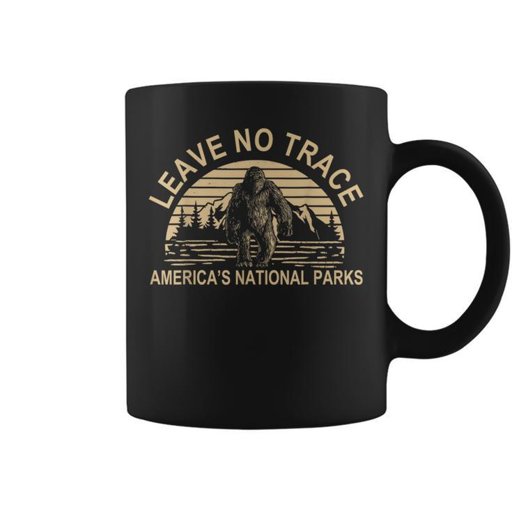 Leave No Trace America National Parks Big Foot Coffee Mug