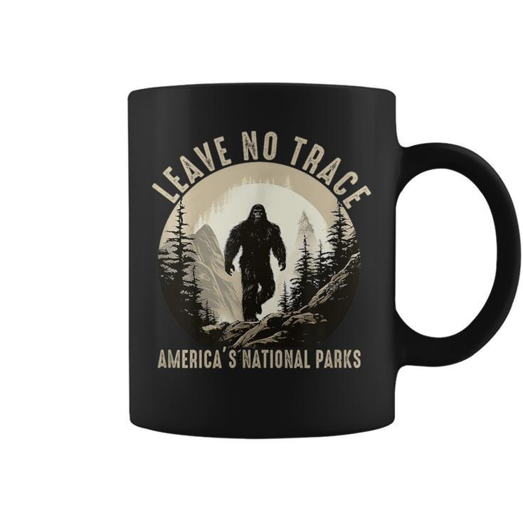 Leave No Trace America National Parks Sasquatch Coffee Mug