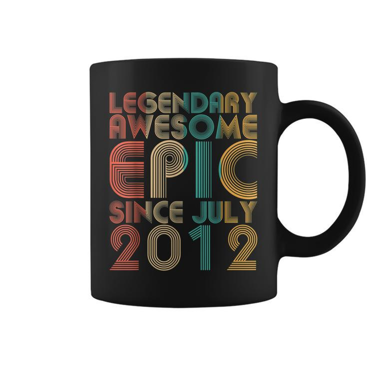 Legendary Awesome Epic Since July 2012 Vintage Birthday Coffee Mug