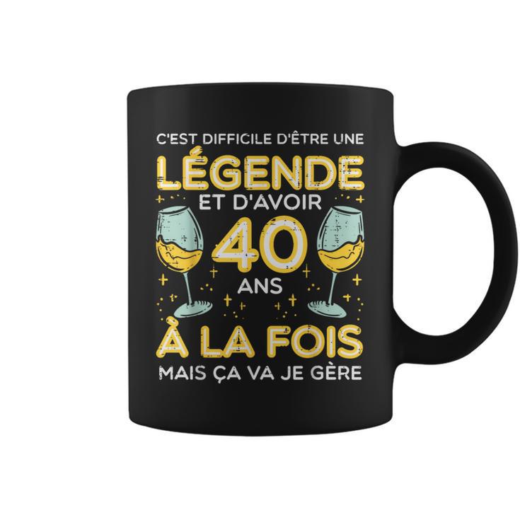Légende 40 Ans 1981 40Ème Anniversaire Hommes S Cadeau Tasse | Cadeauxyz