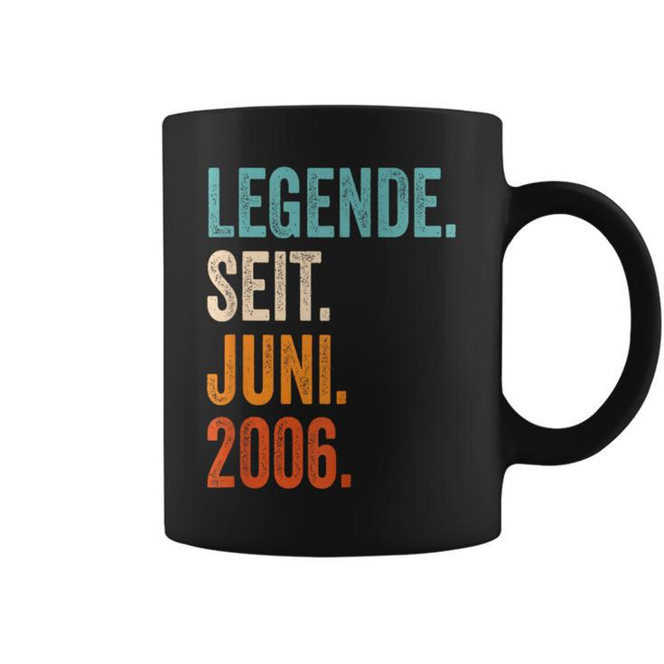 Legende Seit Juni 2006 18 Jahre Tassen