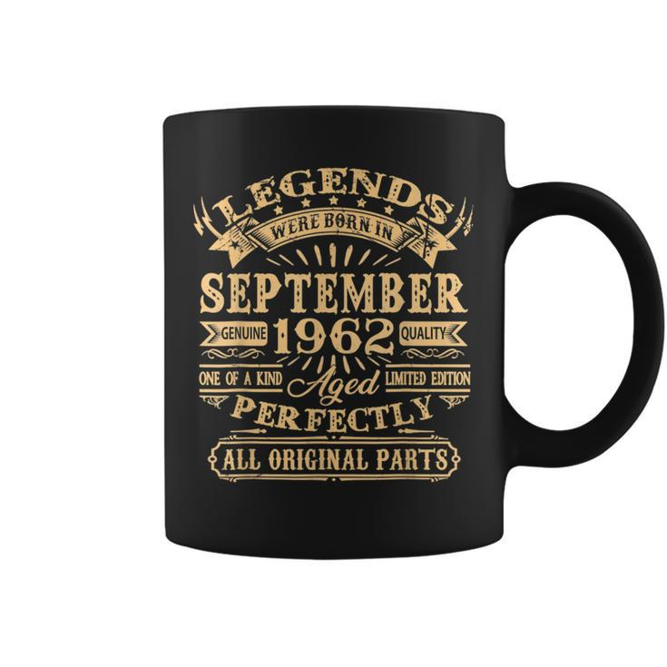 Legends Were Born In September 1962 60 Year Old For Men Coffee Mug