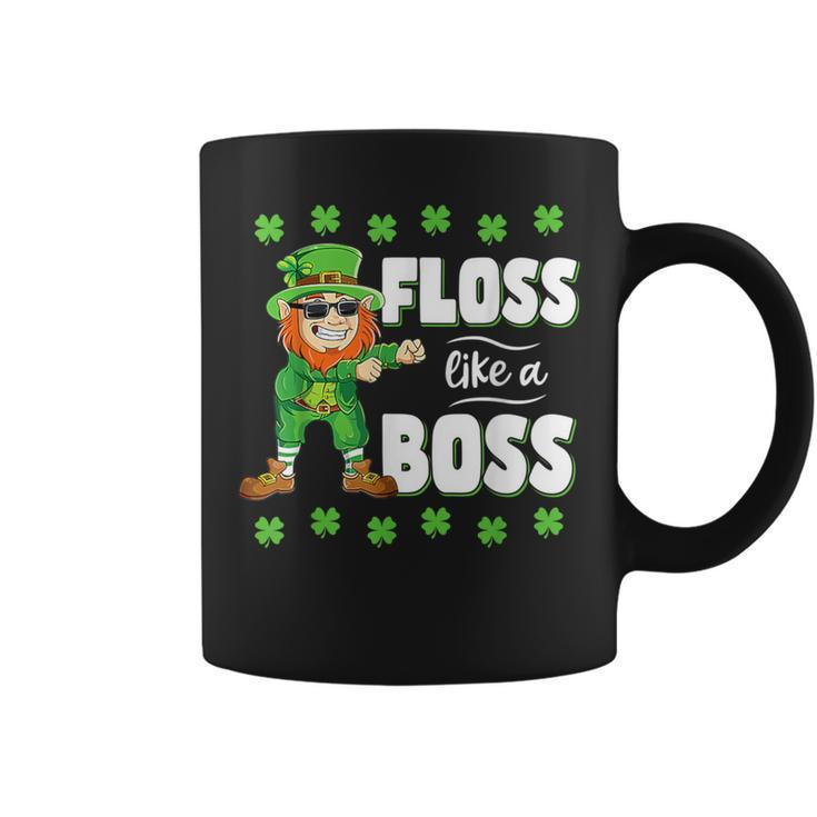 Leprechaun Floss Like A Boss St Patrick's Day Boys Men Kids Coffee Mug