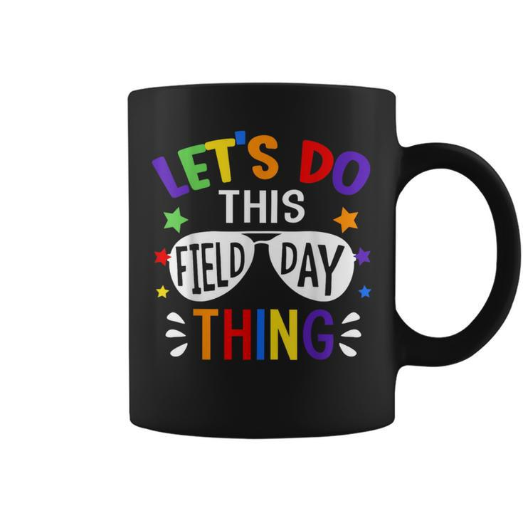 Let's Do This Field Day Thing School Quote Sunglasses Boys Coffee Mug