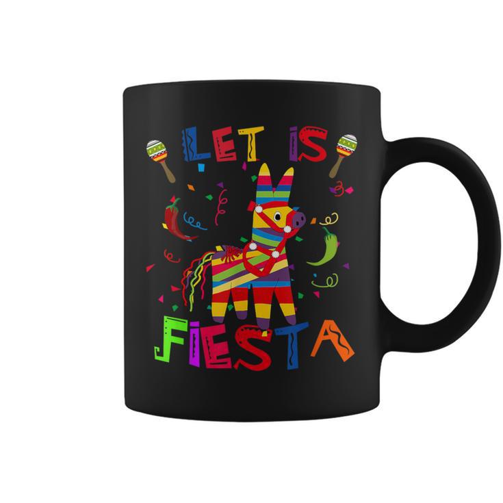 Let's Fiesta Cinco De Mayo Dancing Mexican Coffee Mug