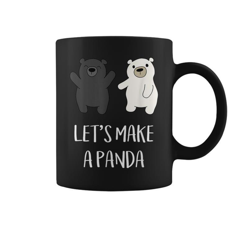 Let's Make A Panda Black Bear Polar Bear Coffee Mug