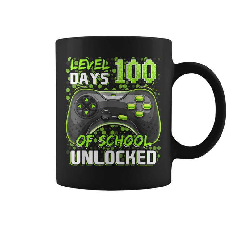 Level 100 Days Of School Unlocked Boys 100Th Day Of School Coffee Mug